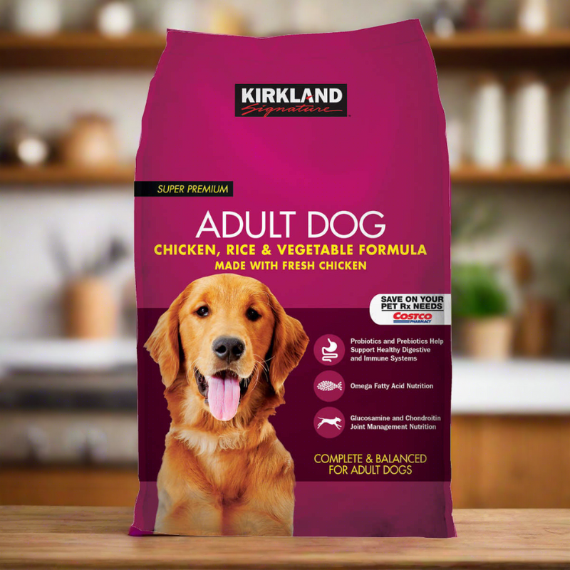 Kirkland Signature Adult Formula Chicken, Rice and Vegetable Dog Food 40 lb.