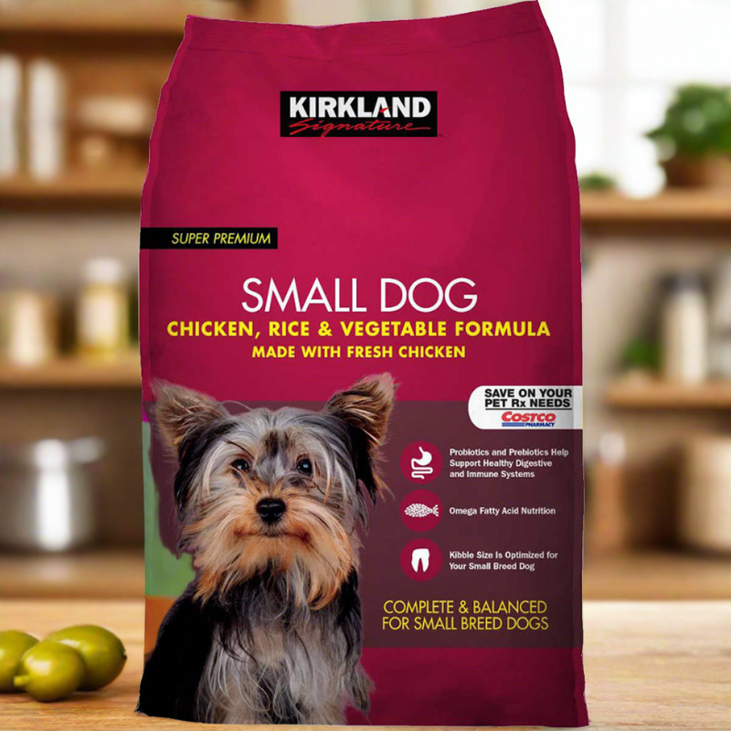 Kirkland Signature Small Formula Chicken and Vegetable Dog Food 20 lb.