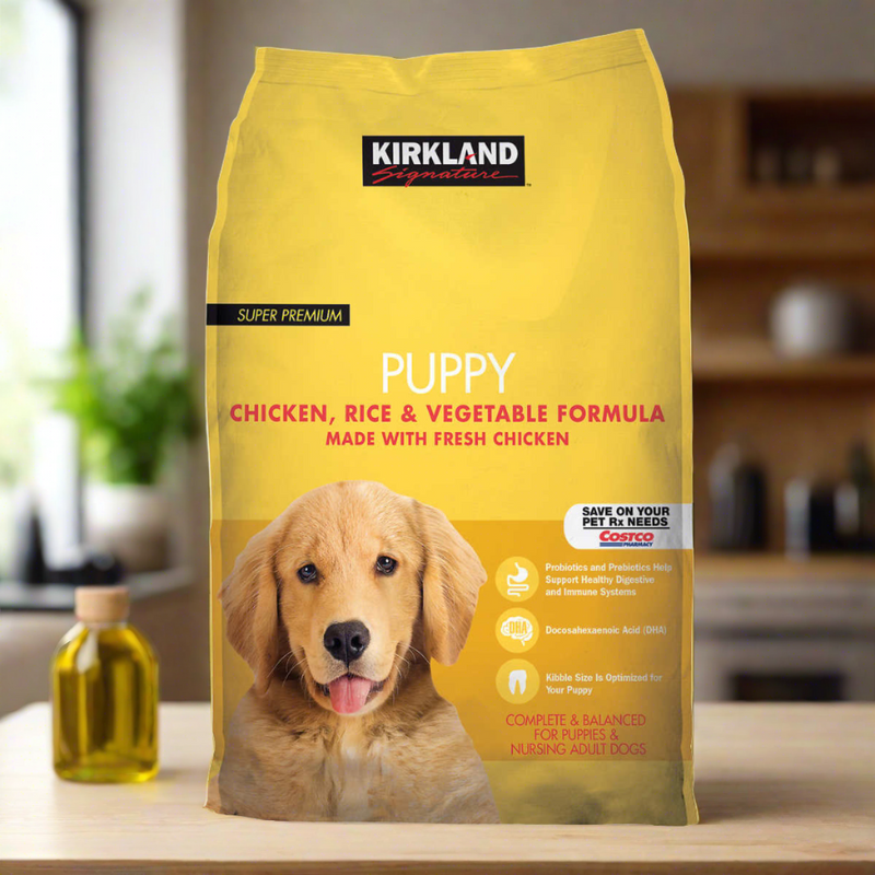 Kirkland Signature Puppy Formula Chicken, Rice and Vegetable Dog Food 20 lb.