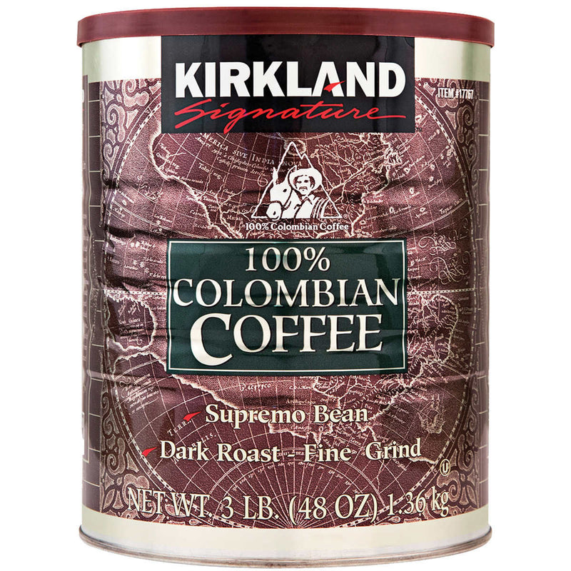 Kirkland Signature 100% Colombian Coffee, Dark Roast, 3 lbs ) | Home Deliveries