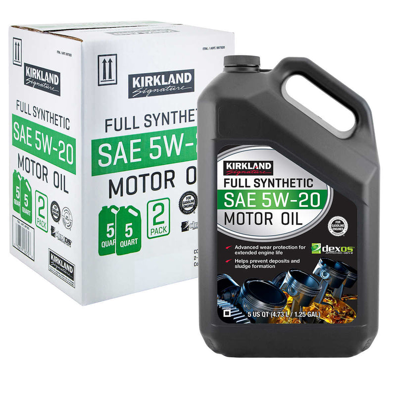 Kirkland Signature 5W-20 Full Synthetic Motor Oil 5-quart, 4-pack ) | Home Deliveries