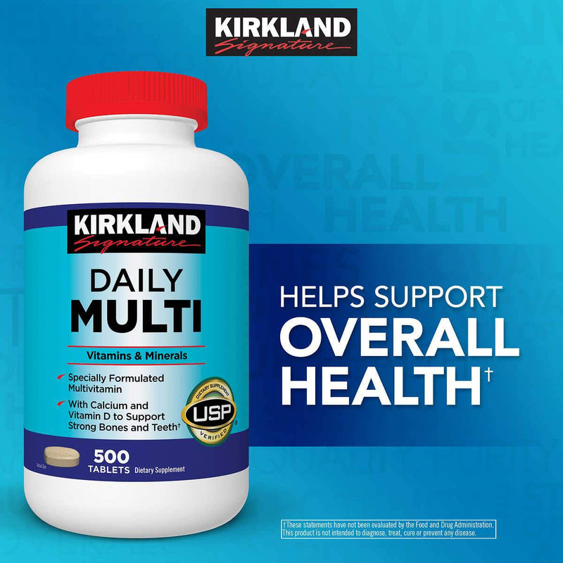 Kirkland Signature Daily Multi 500 Tablets