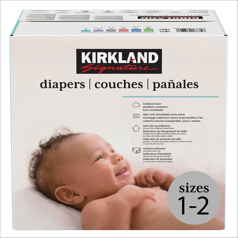 Kirkland Signature Diapers Sizes 1-2 ) | Home Deliveries