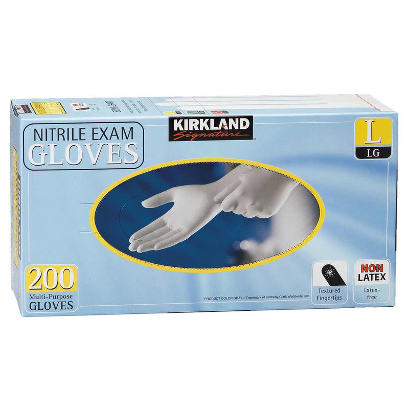 Kirkland Signature Nitrile Exam Gloves, 400-count ) | Home Deliveries