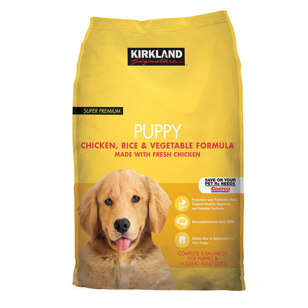 Kirkland Signature Puppy Formula Chicken, Rice and Vegetable Dog Food 20 lb. ) | Home Deliveries