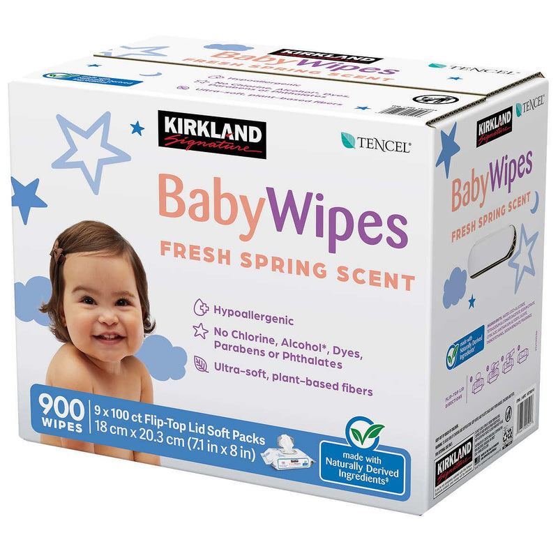 Kirkland Signature Scented Baby Wipes, 900-count ) | Home Deliveries