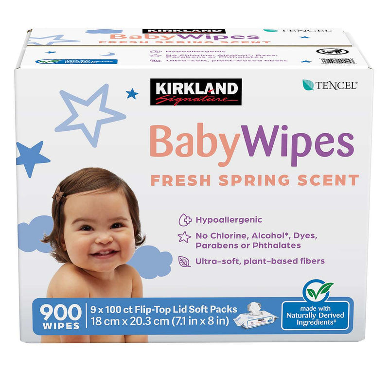 Kirkland Signature Scented Baby Wipes, 900-count ) | Home Deliveries