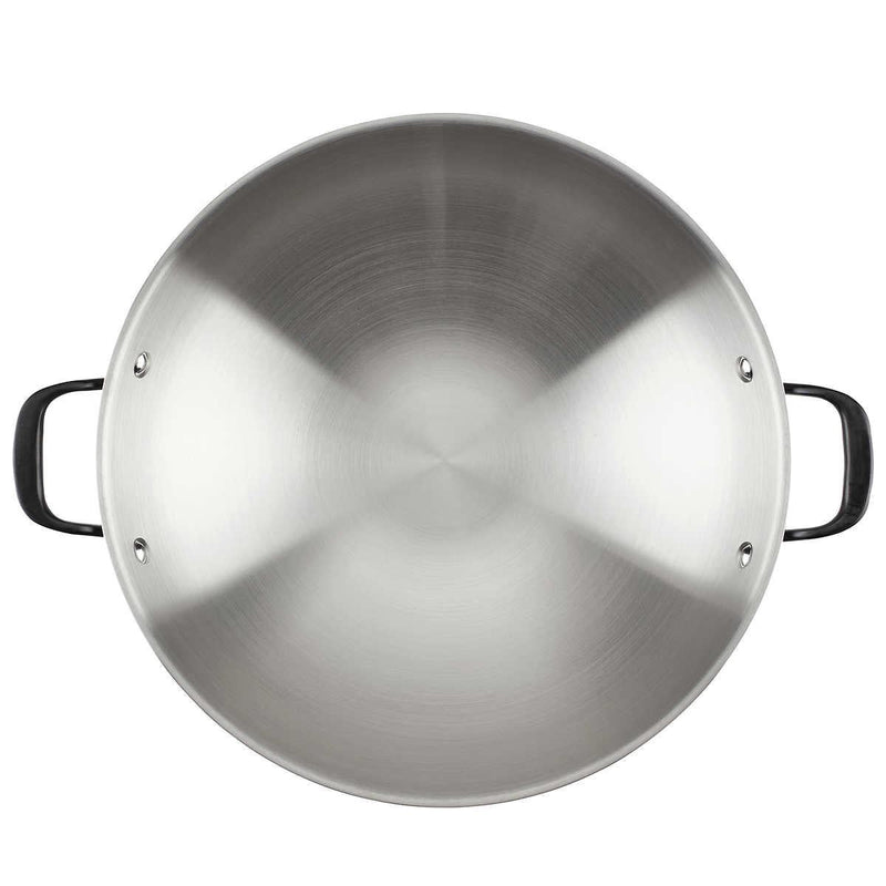 KitchenAid 5-Ply Clad 15 inch Stainless Steel Wok ) | Home Deliveries