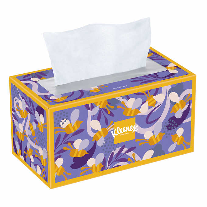 Kleenex Trusted Care Facial Tissue, 2-ply, 230-count, 10-pack