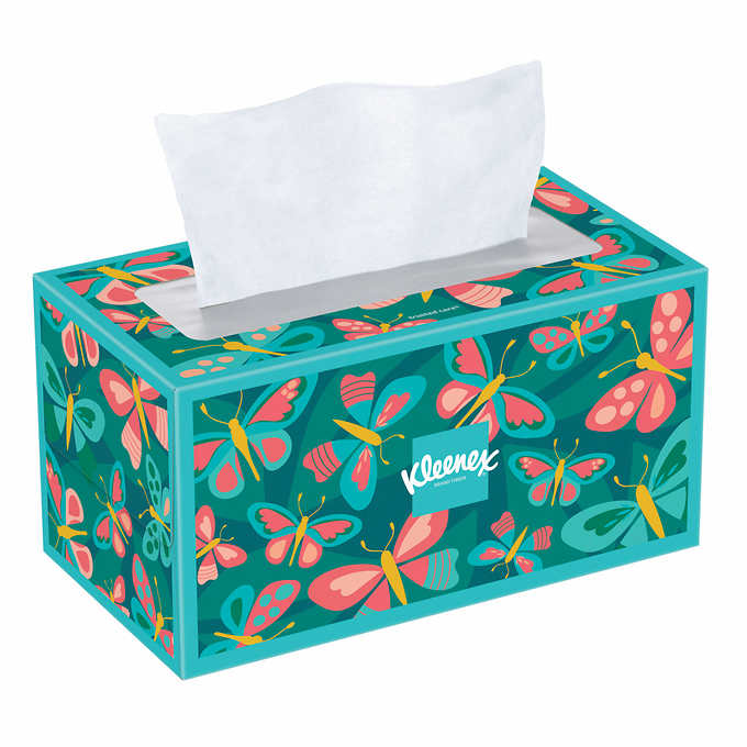 Kleenex Trusted Care Facial Tissue, 2-ply, 230-count, 10-pack