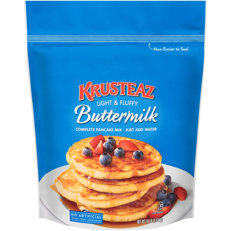 Krusteaz Light and Fluffy Buttermilk Complete Pancake Mix 10 lb. Bag