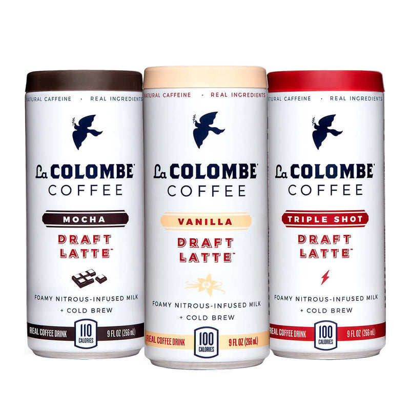 La Colombe Draft Latte Cold Brew Coffee, Variety Pack, 9 fl oz, 12-count ) | Home Deliveries