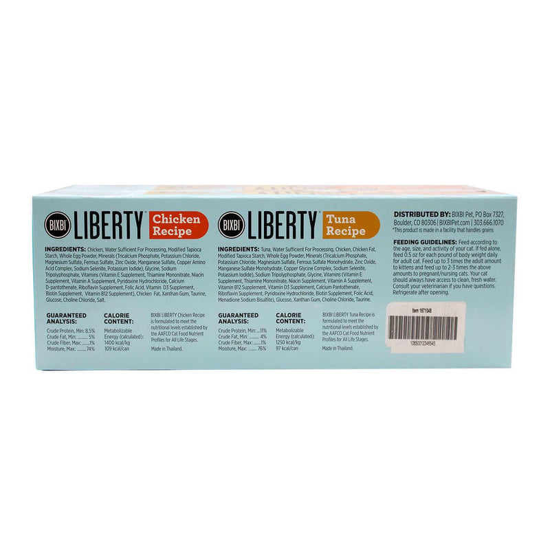 Liberty Pate Cat Food Variety Pack, 2.75 oz, 24-count