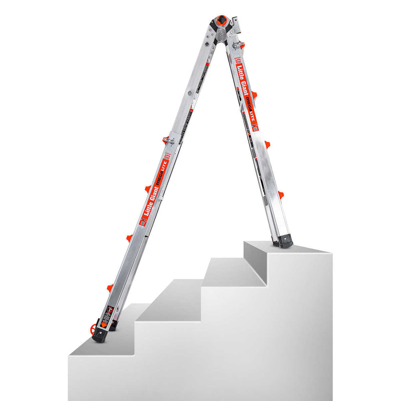 Little Giant MegaLite 17 Ladder with Tip and Glide Wheels ) | Home Deliveries