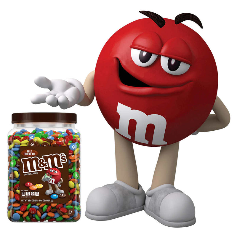 M&M's Milk Chocolate Candy, 62 oz Jar ) | Home Deliveries