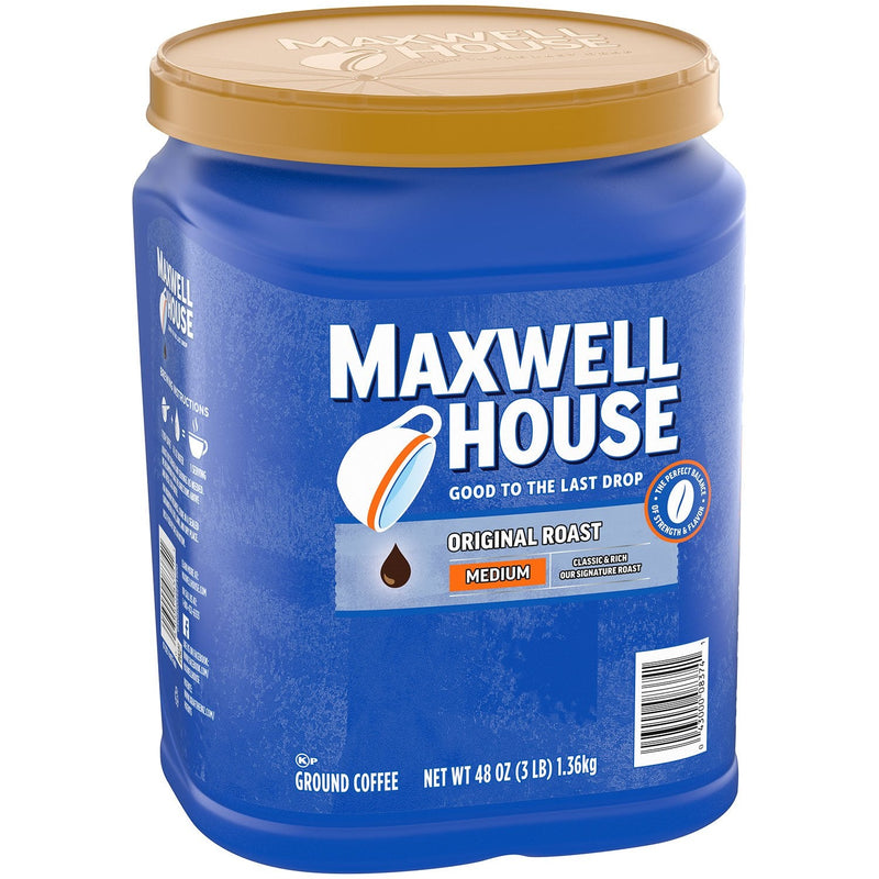 Maxwell House Original Roast Ground Coffee (48 oz.) ) | Home Deliveries