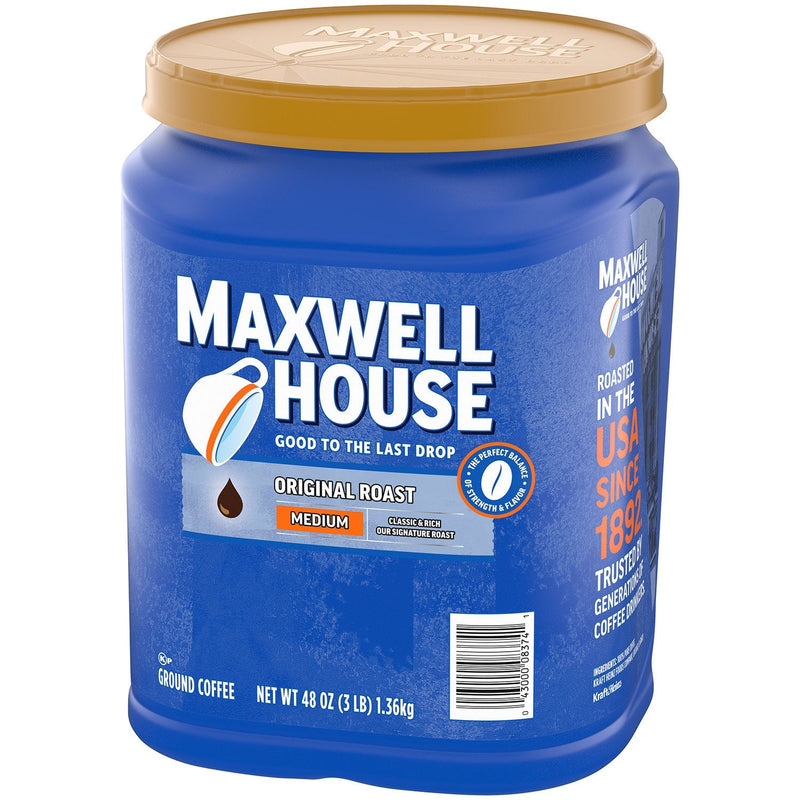 Maxwell House Original Roast Ground Coffee (48 oz.) ) | Home Deliveries