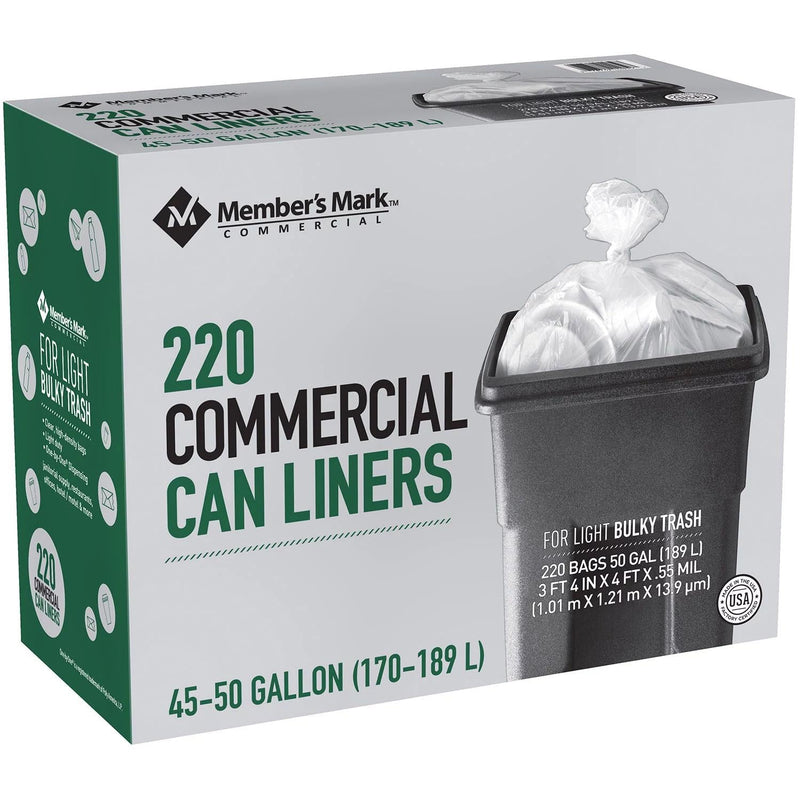 Member's Mark 45-50 Gallon Commercial Trash Bags (220 ct.)