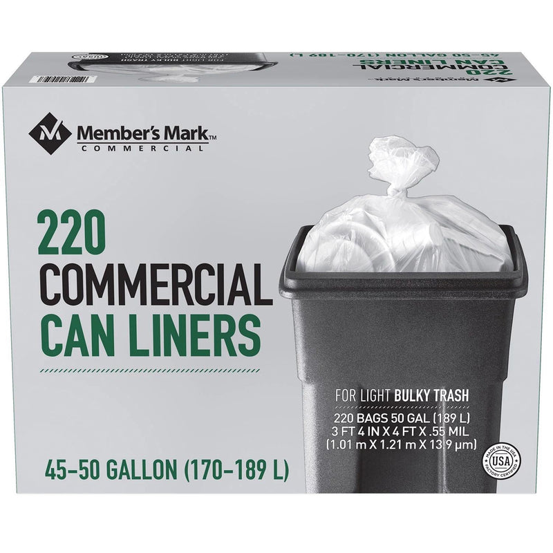 Member's Mark 45-50 Gallon Commercial Trash Bags (220 ct.)