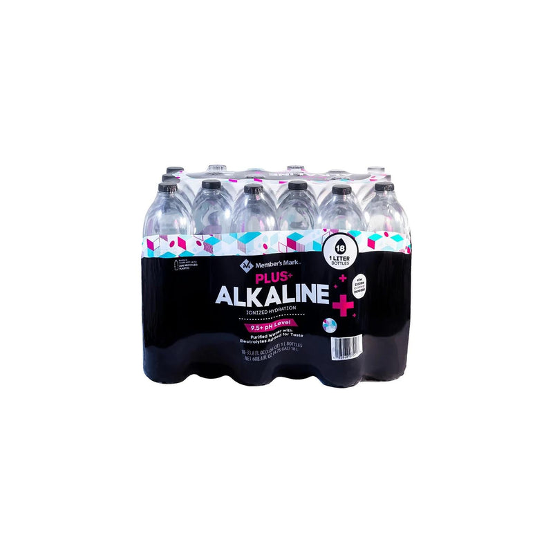 Member's Mark Plus+ Alkaline Water (1L., 18 pk.)