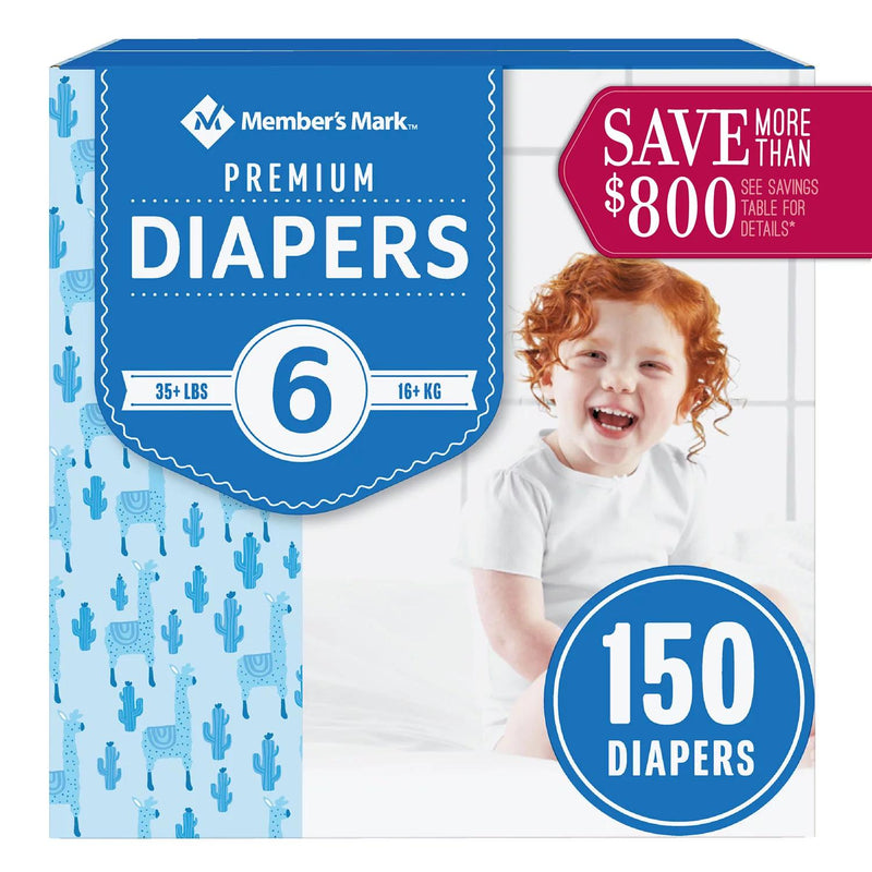 Member's Mark Premium Baby Diapers (Choose Your Size)