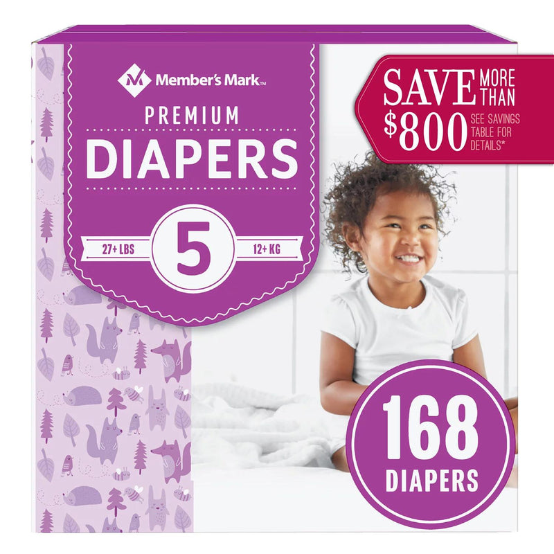 Member's Mark Premium Baby Diapers (Choose Your Size)