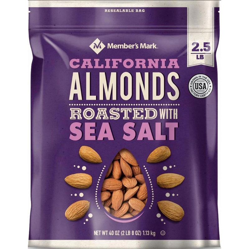 Member's Mark Roasted Almonds with Sea Salt (40 oz.)