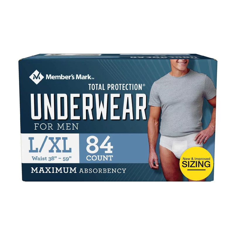 Member's Mark Total Protection Incontinence Underwear for Men