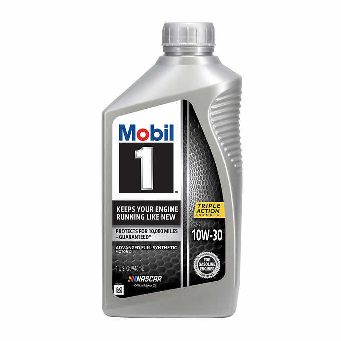 Mobil 1 Advanced Full Synthetic Motor Oil 10W-30, 1-Quart/6-pack