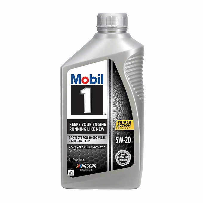 Mobil 1 Advanced Full Synthetic Motor Oil 5W-20, 1-Quart/6-pack