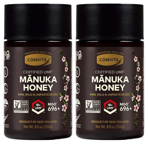 Comvita Certified UMF 18+ Raw Manuka Honey (8.8 oz each) 2-Pack ) | Home Deliveries