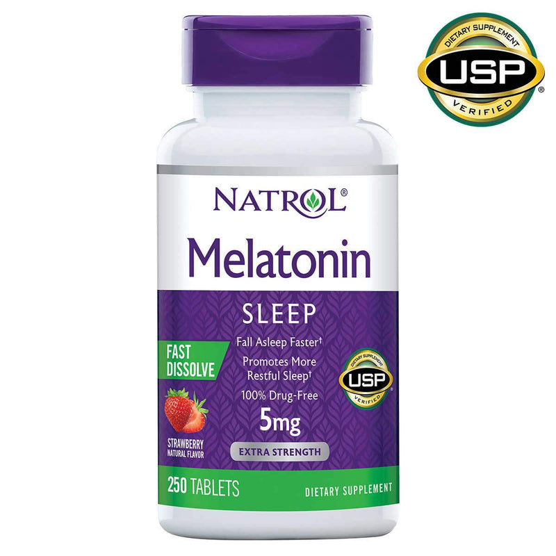 Natrol Melatonin 5 mg. Fast Dissolve Tablets, 250 Tablets