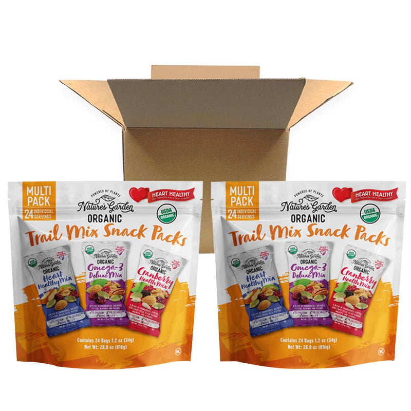 Nature's Garden Organic Trail Mix 24-count, 2-pack ) | Home Deliveries