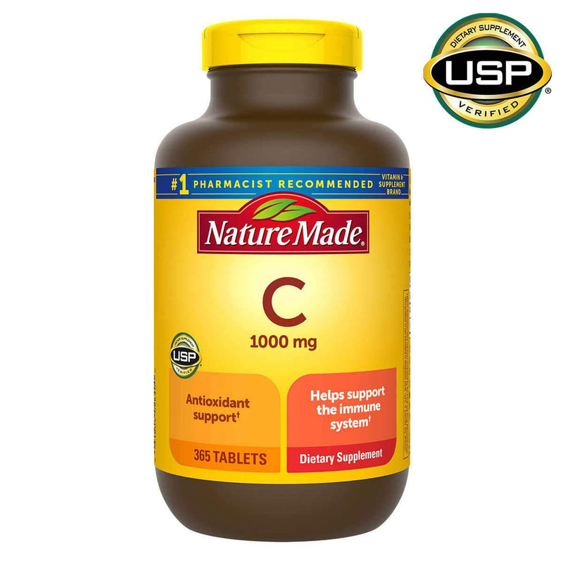 Nature Made Vitamin C 1000 mg., 365 Tablets - Home Deliveries