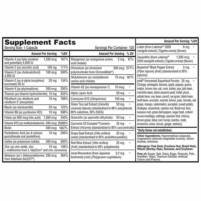 Nature's Lab One Daily Multivitamin, 120 Capsules