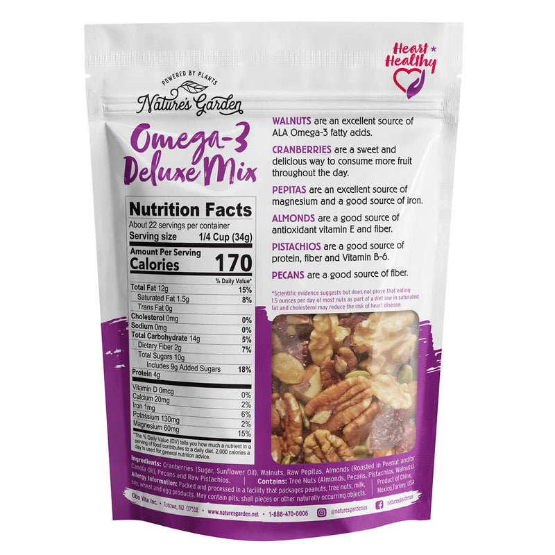 Nature's Garden Omega-3 Deluxe Mix 26 oz, 2-pack ) | Home Deliveries