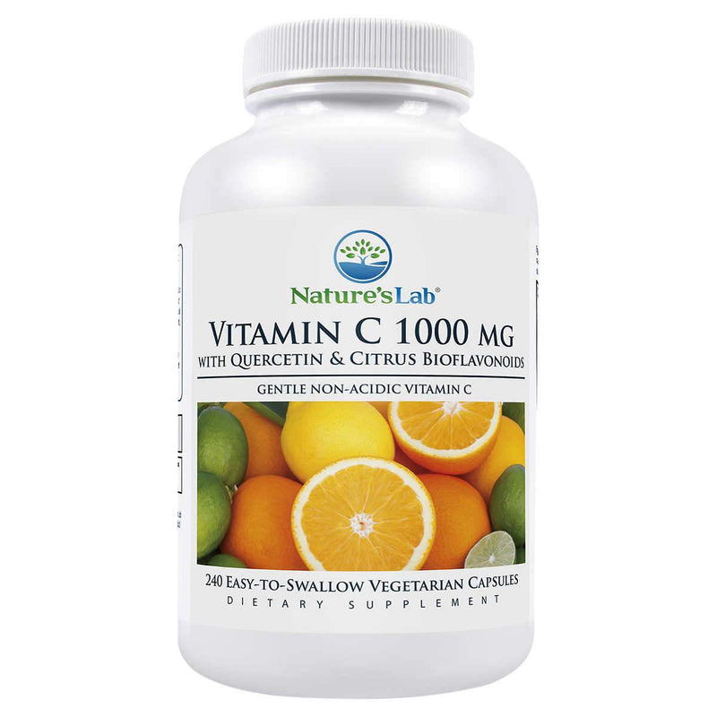 Nature's Lab Vitamin C 1000 mg., 240 Vegetarian Capsules