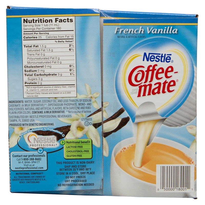 Nestlé Coffee-Mate Liquid Creamer, French Vanilla, 180-count ) | Home Deliveries