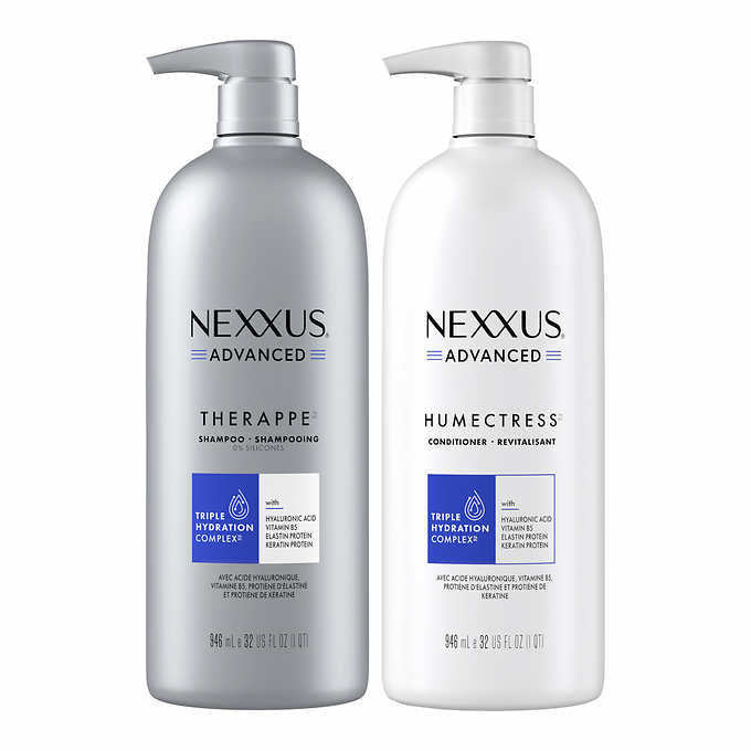 Nexxus Shampoo and Conditioner Therappe and Humectress 33.8 oz 2 Count