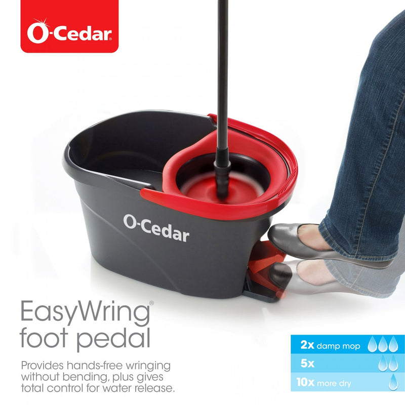 O-Cedar EasyWring Spin Mop and Bucket System - Home Deliveries