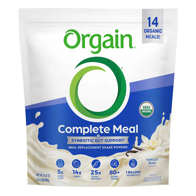 Orgain Complete Meal - Vanilla, 34.6 oz