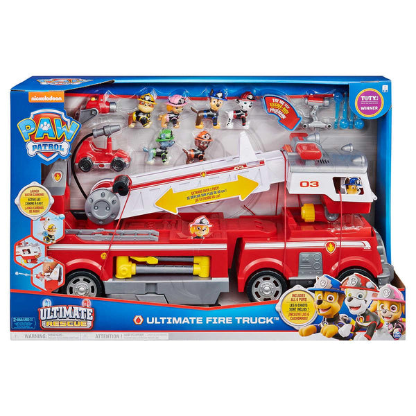 Paw Patrol Ultimate Firetruck with 6 Pup Figures