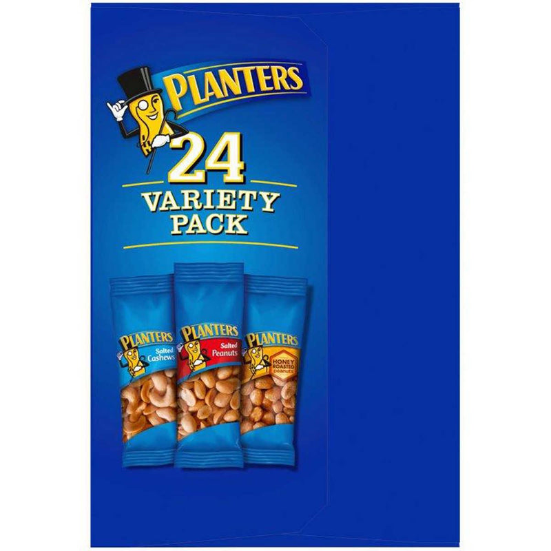 Planters, Cashew and Peanut, Variety Pack, 24-count