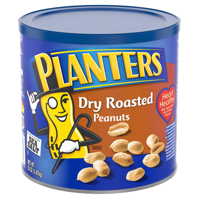 Planters Dry Roasted Peanuts, 52 oz ) | Home Deliveries