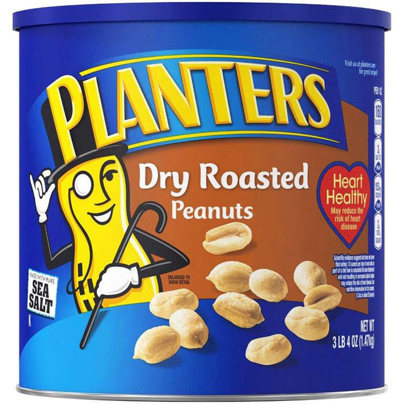 Planters Dry Roasted Peanuts, 52 oz ) | Home Deliveries