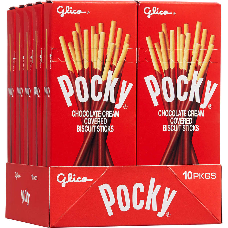 Pocky Chocolate Biscuit Stick, 1.41 oz, 10-count