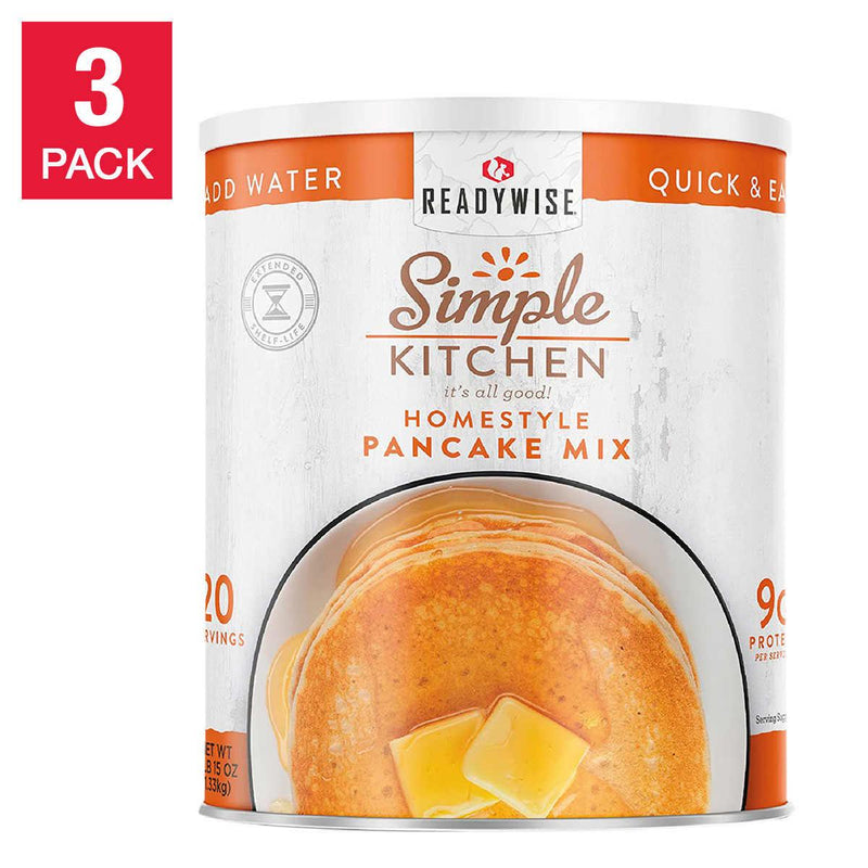 ReadyWise Simple Kitchen Pancake Mix, 3-pack