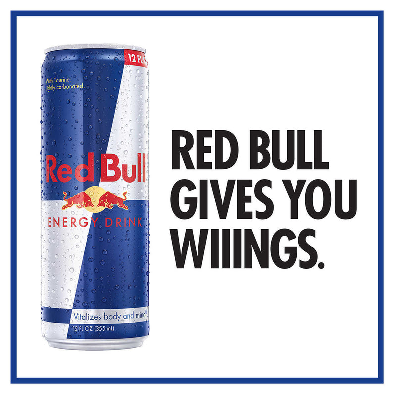 Red Bull Energy Drink, 12 fl oz, 24-count ) | Home Deliveries