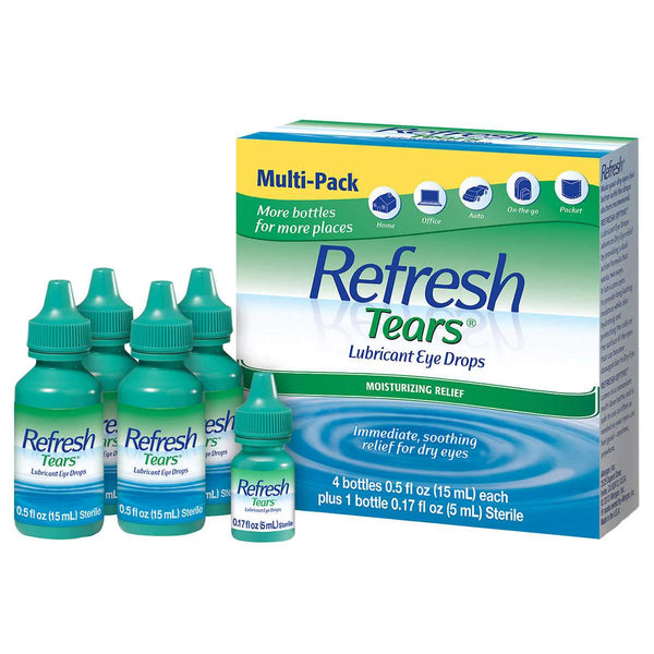 Refresh Tears Lubricant Eye Drops Multi-Pack, 65 ml. - Home Deliveries