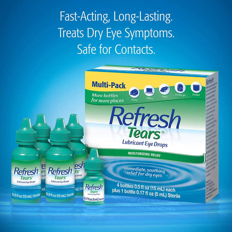 Refresh Tears Lubricant Eye Drops Multi-Pack, 65 ml. - Home Deliveries